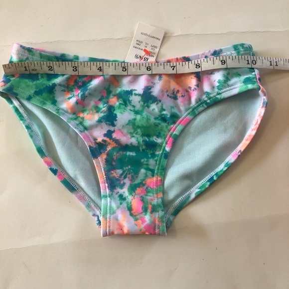 3Pc Bundle Cat & Jack Girls Rashguard Tie Dyed Bralette Bikini Bottom Swimwear - Picture 10 of 13